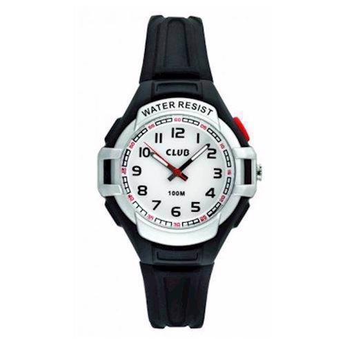 Image of Club Time Sports hård plast Quartz med lys Drenge ur, model A47108-1SS0A